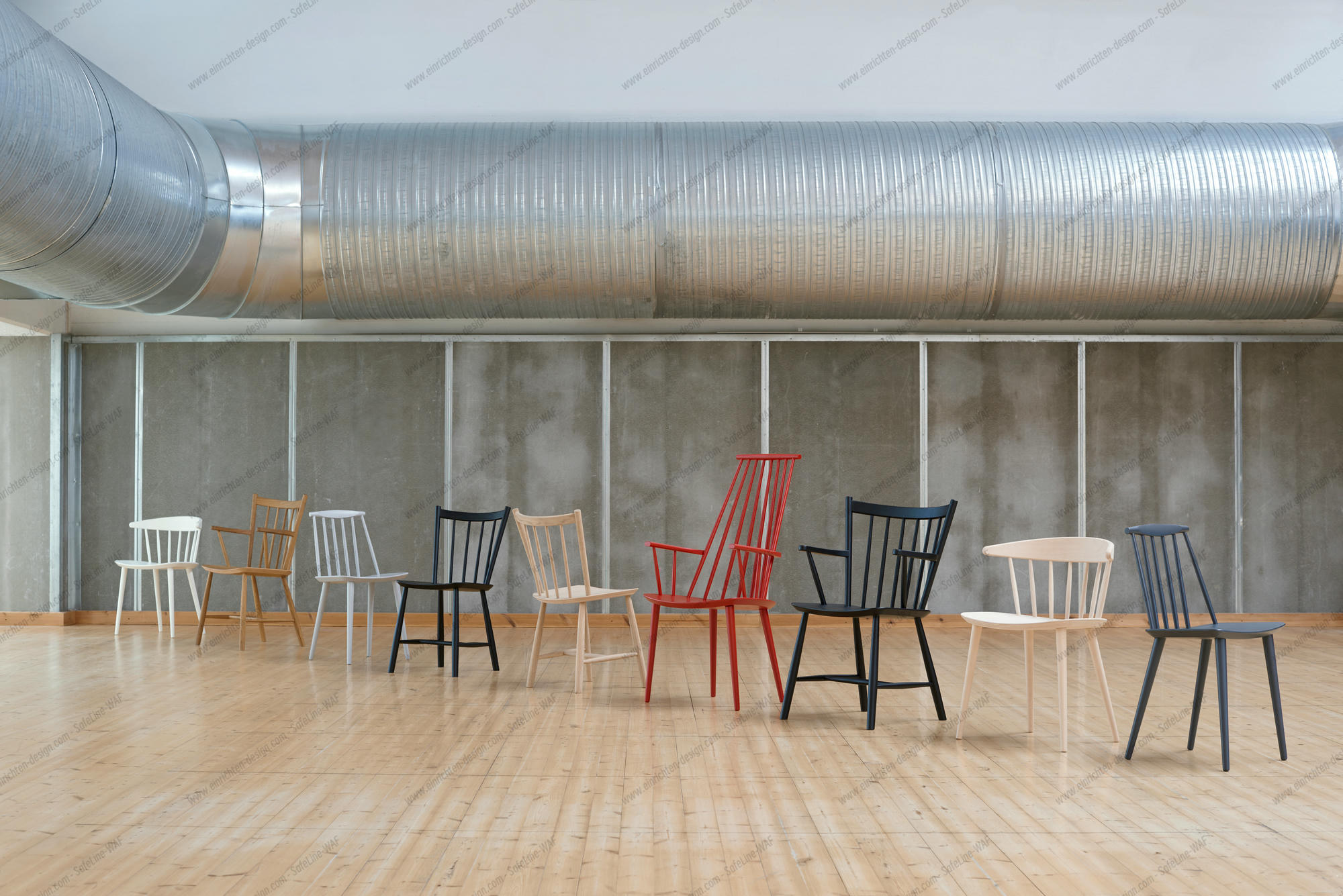 J77 J 77 Chair Chair natural soaped beech Hay ohne HAY AA569 A213